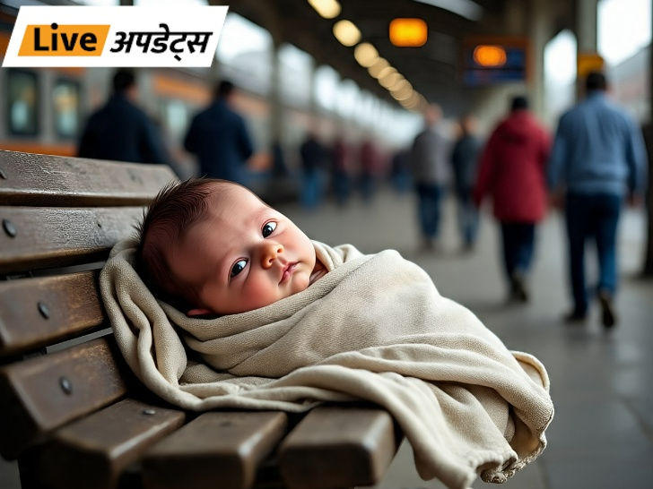 भास्कर अपडेट्स:  वर्धा में सेवाग्राम रेलवे स्टेशन पर मिला लावारिस नवजात, कपड़े में लिपटा पड़ा था; RPF ने बचाया