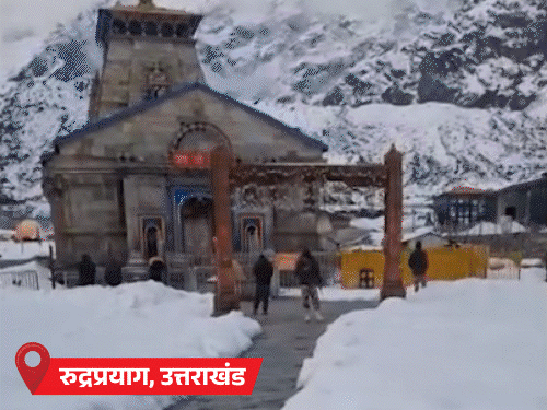 मथुरा में योगी के कार्यक्रम का टेंट आंधी में उड़ा:  राजस्थान के रेगिस्तान में ओले गिरे, MP में बारिश; हिमाचल में लैंडस्लाइड से पुल नदी में गिरा